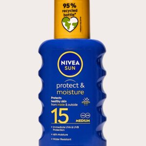 PrettyLittleThing Women's Nivea Sun Protect & Moisture Sun Lotion Spray SPF 15 200ml, White One Size