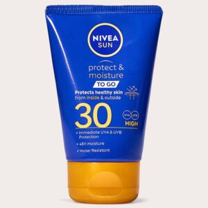 PrettyLittleThing Women's Nivea Sun Protect & Moisture Sun Lotion To Go SPF 30 50ml, White One Size