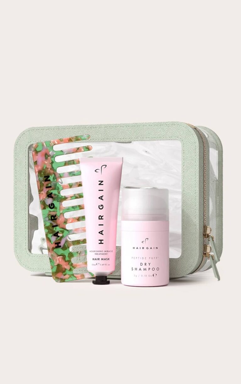 PrettyLittleThing Women's Hair Gain Travel Edit Set 50ml, Pale Pink One Size