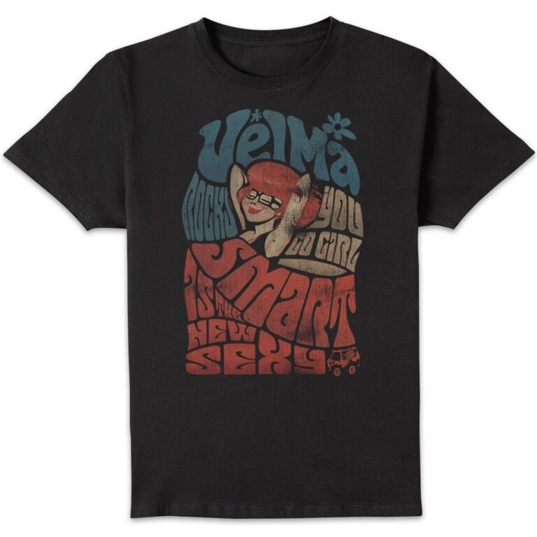 Original Hero Scooby Doo Smart Is The New Sexy Men's T-Shirt - Black - 4XL
