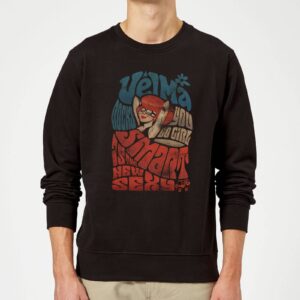 Original Hero Scooby Doo Smart Is The New Sexy Sweatshirt - Black - M