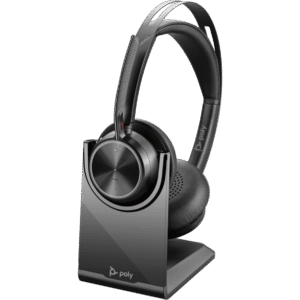 Poly Voyager Focus 2 UC Headset +USB-A to USB-C Cable +Charging Stand
