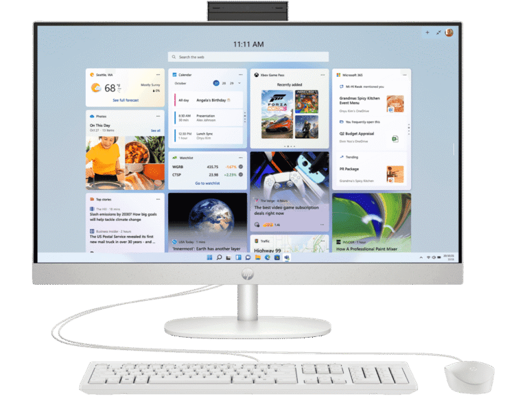 HP 27 inch All-in-One Desktop PC 27-cr0004a