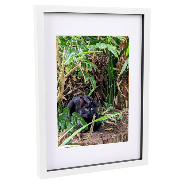 Nicola Spring A3 (12" x 17") 3D Box Photo Frame with A4 (8" x 12") White Mount-White