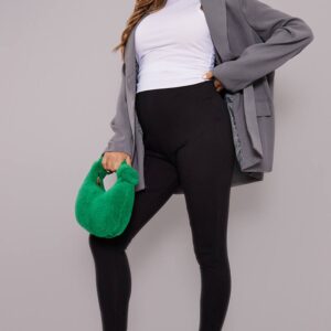 PrettyLittleThing Women's Maternity Basic Black Jersey Leggings 6